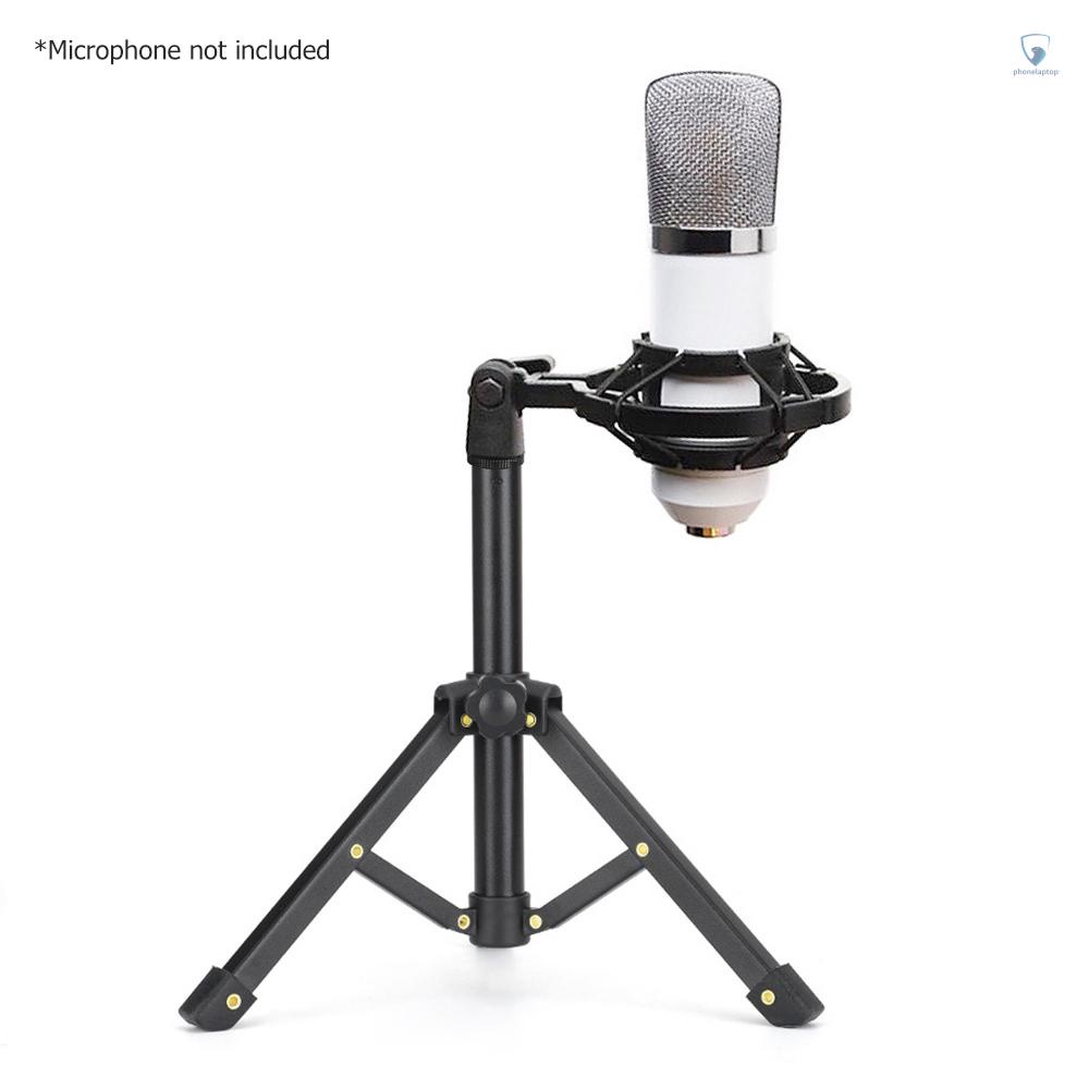 Giá Đỡ Micro Ba Chân Để Bàn Bằng Kim Loại Kèm Giá Đỡ Micro Để Phát Trực Tuyến
