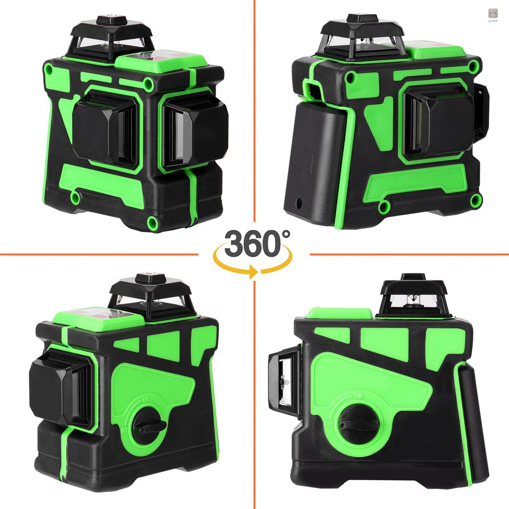 Máy Đo Bằng Tia Laser 3D 12 Đường Dọc Đa Chức Năng