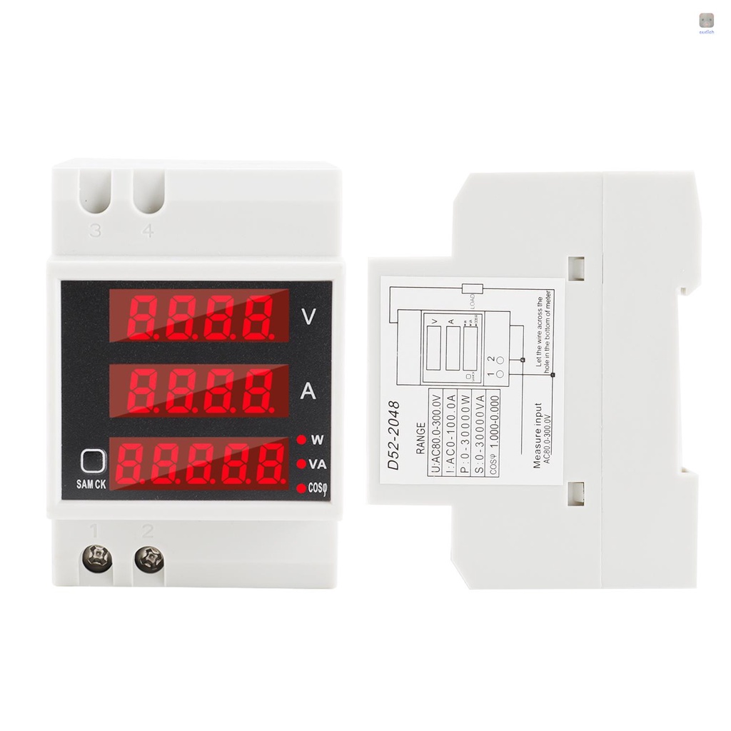 Vôn Kế Đa Năng Kỹ Thuật Số AC 80-300V / 100A