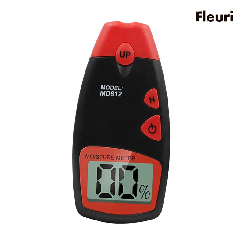 [Fleurir] Máy Đo Độ Ẩm Loại Ghim Bằng Gỗ Chống Rò Rỉ Nước Cho Tủ Gỗ Khô