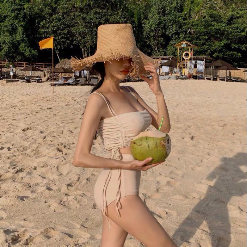 Bộ Đồ Bơi Hai Mảnh Phong Cách Hàn Quốc Gợi Cảm Mới Cho Nữ