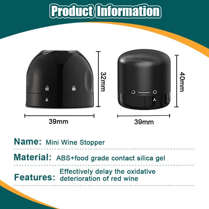 Nút Chặn Chai Rượu Vang Bằng Silicone Tiện Dụng