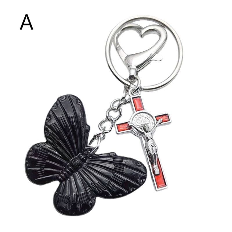 Arin Móc Khóa Bằng Hợp Kim Hình Bướm / Đầu Lâu Phong Cách Gothic Cổ Điển Dễ Thương Dành Cho Bạn Nữ