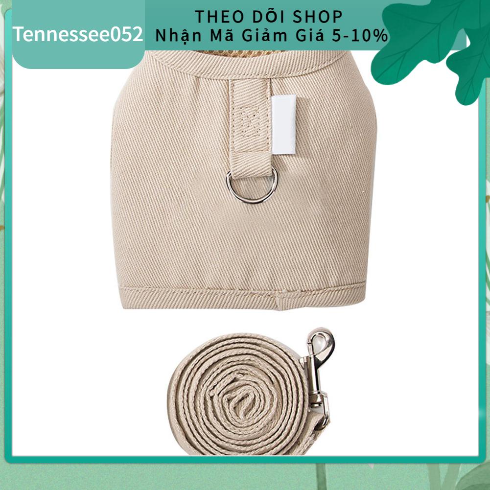 Tennessee052 Dây Đai Cho Chó Có Lực Kéo Lỗ Lưới Thoáng Khí Kết Cấu Mềm Mại Thoải Mái Dễ Dàng Điều Khiển Mèo Áo Thú Cưng