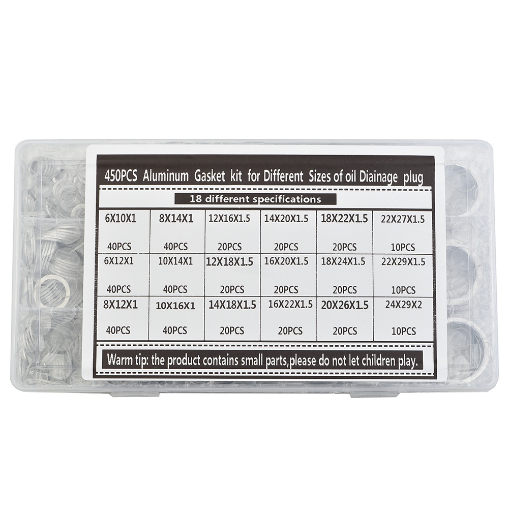 450 Vòng Đệm Bằng Nhôm Chống Mòn Cho Động Cơ Không Nhỏ Giọt