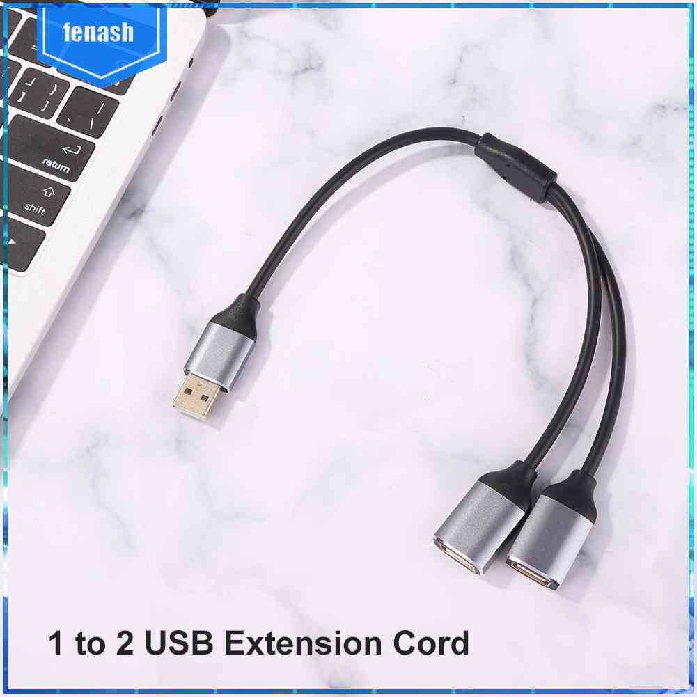 Cáp Chia Chữ Y 2 Trong 1 Cổng USB 1 Đầu Dương Sang 2 Đầu Âm