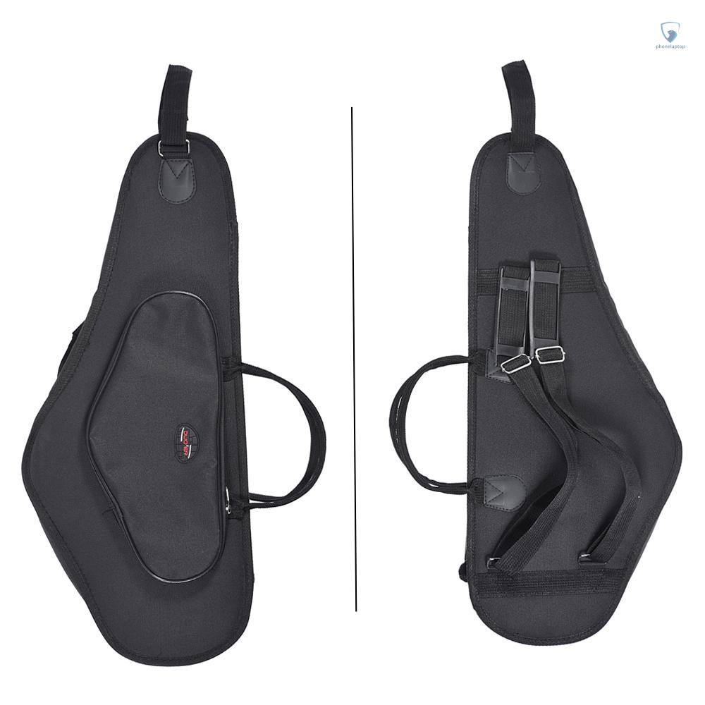 Túi Đựng Kèn Saxophone Alto Saxophone 600D Có Đệm Mút Dày 10mm Chống Thấm Nước Có Dây Đeo Vai / Khóa Kéo Đôi