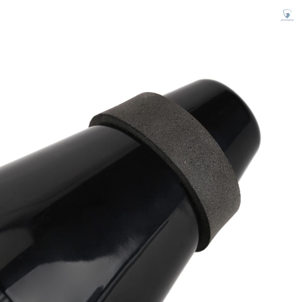 Kèn Trumpet Tập Luyện Bằng Nhựa Màu Đen Khối Lượng Nhẹ Chống Ồn [laptvn]