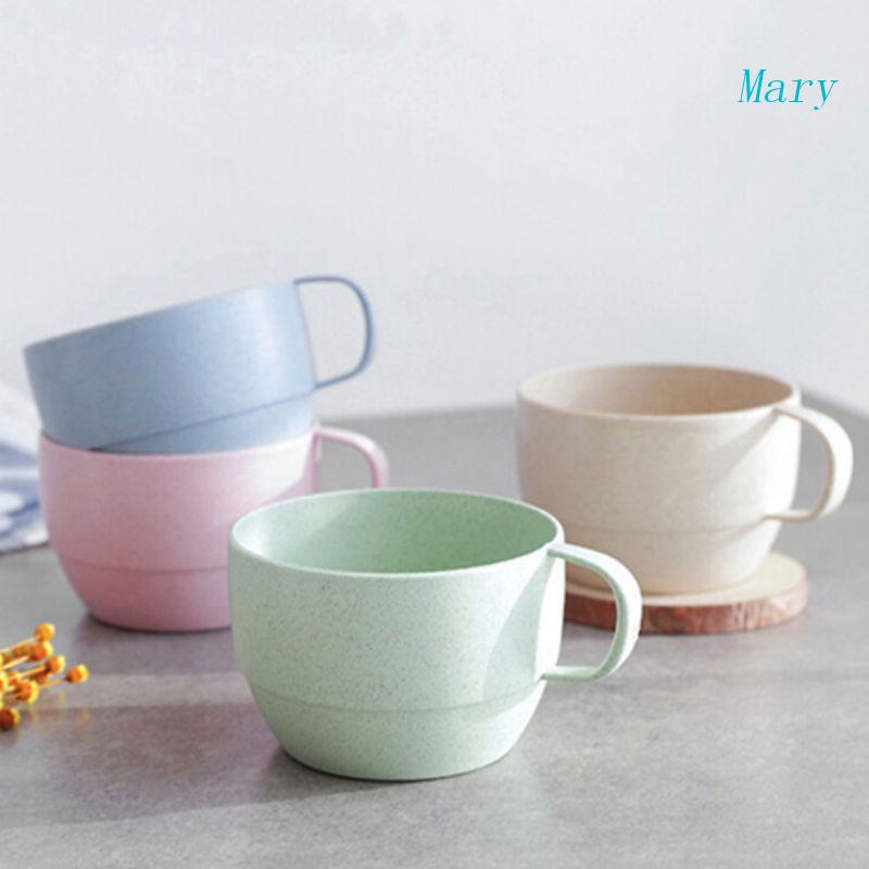 1 Cốc Uống Cà Phê Thân Thiện Với Môi Trường Bằng Chất Liệu Lúa Mạch Siêu Nhẹ Tiện Dụng