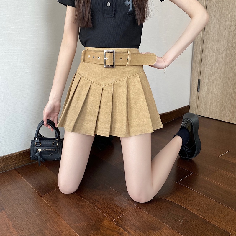 Chân Váy Chữ A Lưng Cao Phong Cách vintage Gợi Cảm Cho Nữ