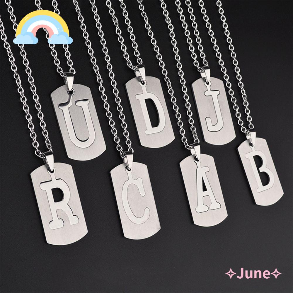Vòng cổ mặt 26 chữ cái từ A đến Z sang trọng thời trang cho nam và nữ