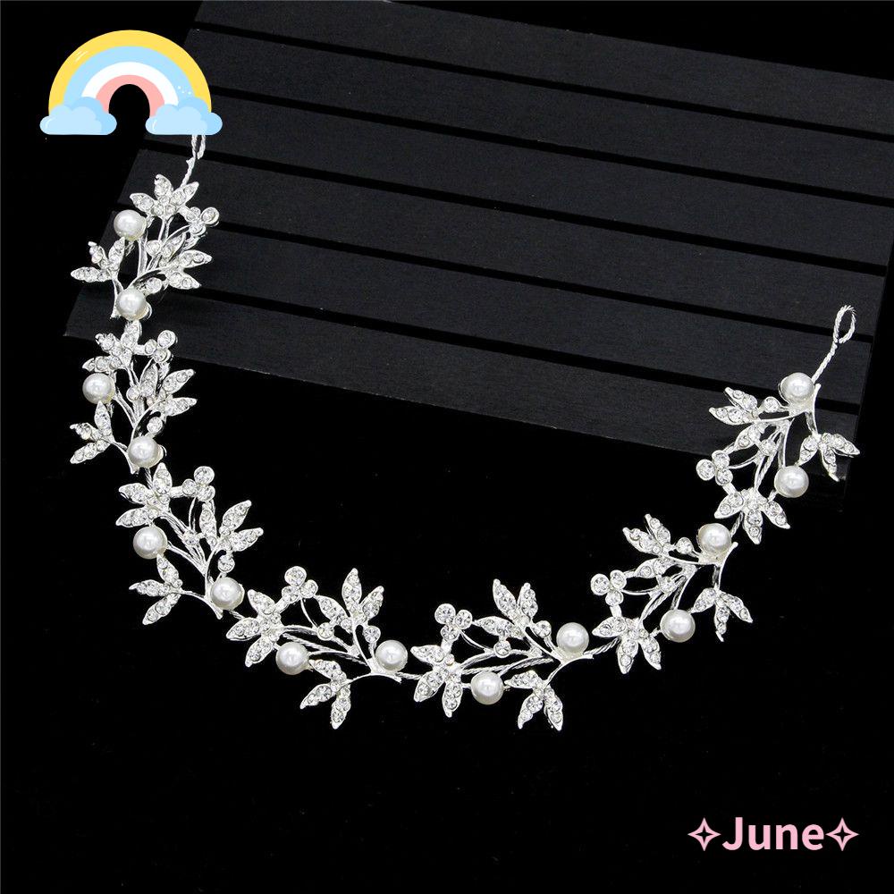 Băng Đô Cài Tóc Cho Cô Dâu Ngày Cưới|Vương Miện Cô Dâu Handmade Màu Sắc