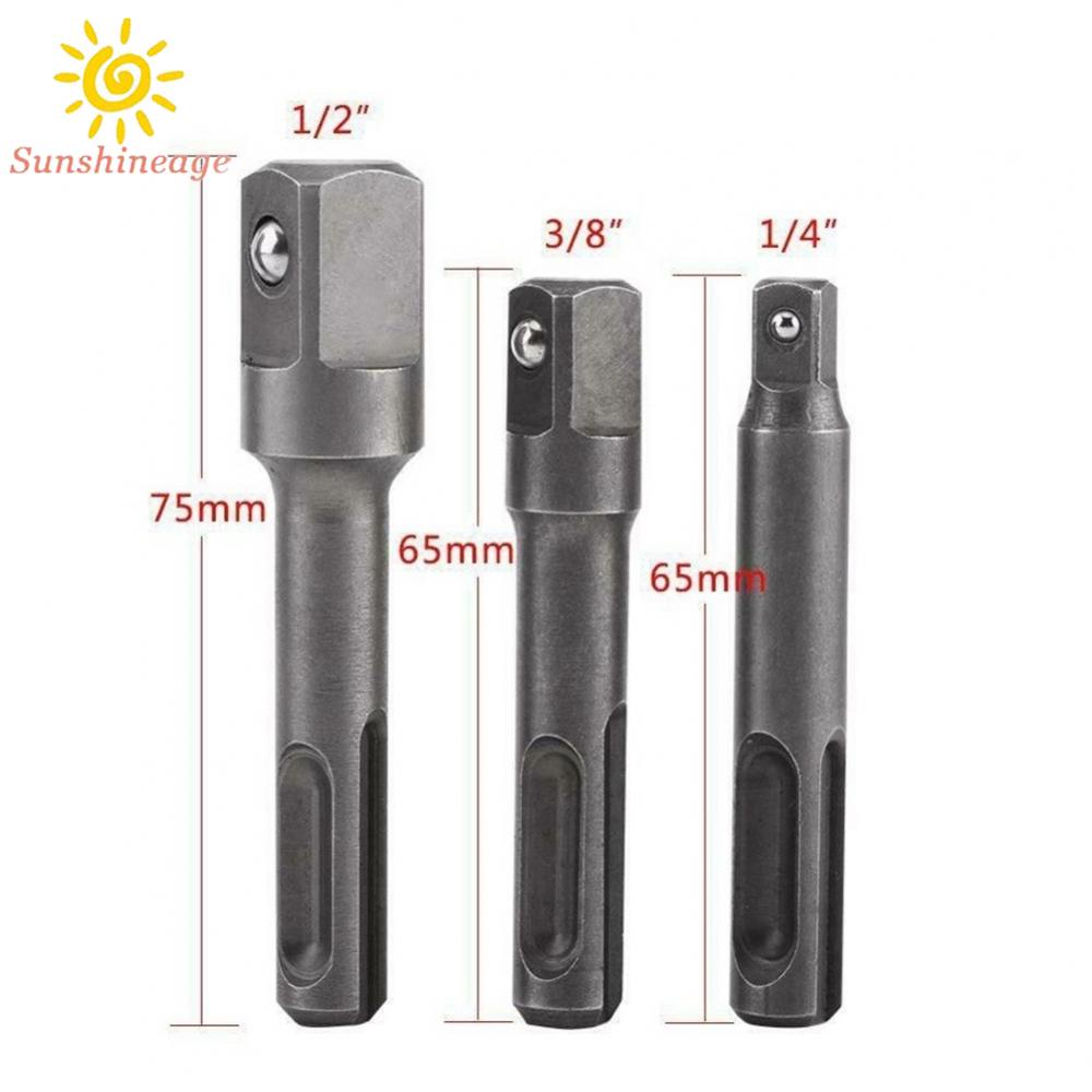 Set 3 Đầu Nối Chuyển Đổi 1 / 2 &quot;3 / 8&quot; 1 / 4 &quot;Dễ Dàng Cài Đặt Độ Chính Xác Cao