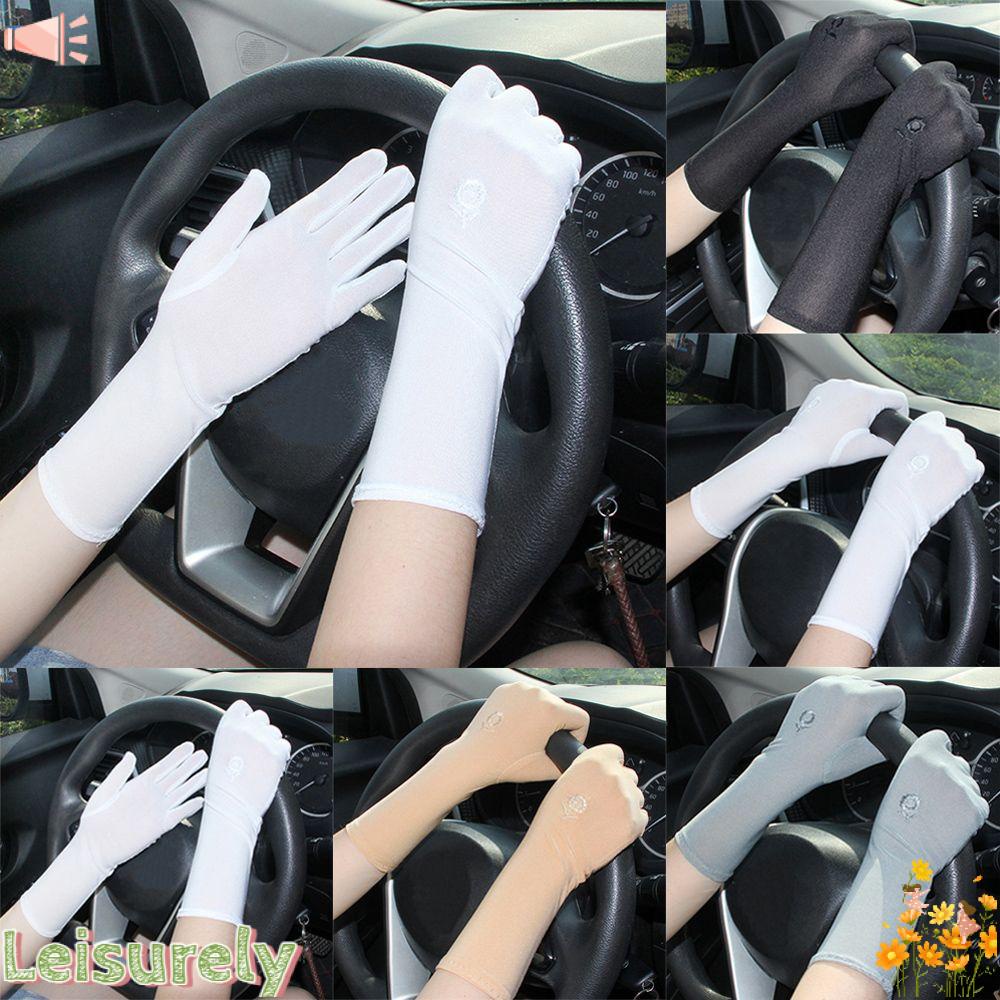 Găng Tay Chống Nắng / Trượt Dài Trung Bình Cho Nữ