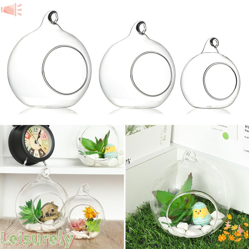 Giá Đỡ Bóng Thủy Tinh Trong Suốt Mở Miệng Chai Dùng Trang Trí Giáng Sinh