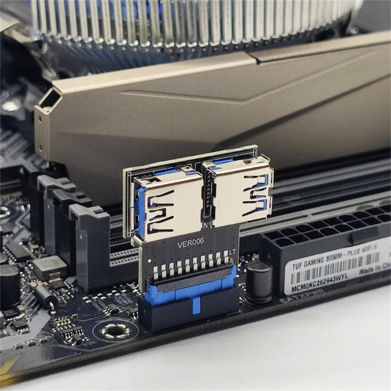 Ổ Cắm Chuyển Đổi Usb 3.0 19Pin 20Pin Sang Usb 3.0 Chống Nhiễu Chuyên Dụng