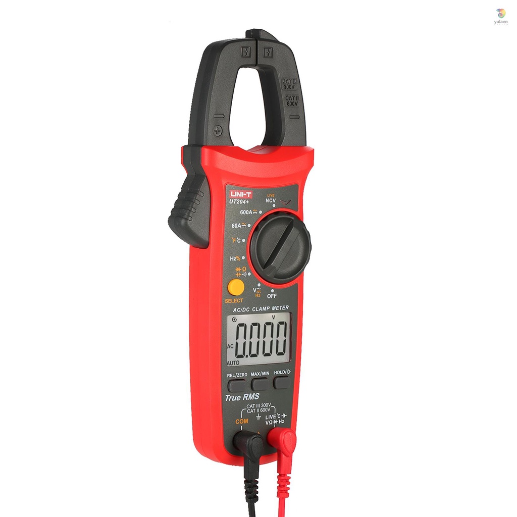 Kẹp Vạn Năng Kế UNI-T UT204 + 6000 Kỹ Thuật Số NCV AC / DC 40~1000 Chuyên Dụng°C Nhiệt Kế Maange Chuyên Dụng Chất Lượng Cao