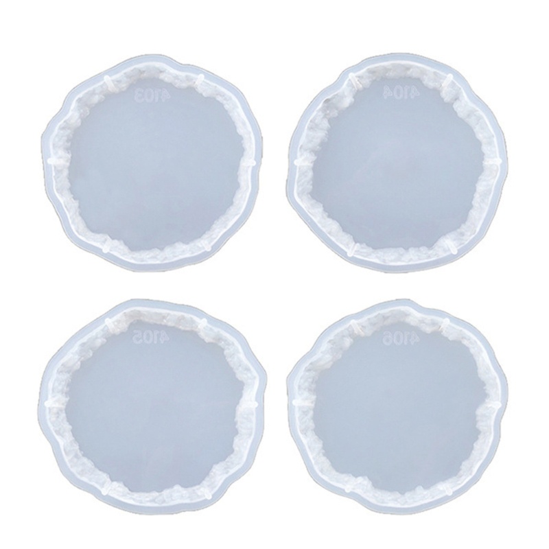Khuôn Silicone Hình Oval Làm Đế Lót Ly Bằng Resin Epoxy Re