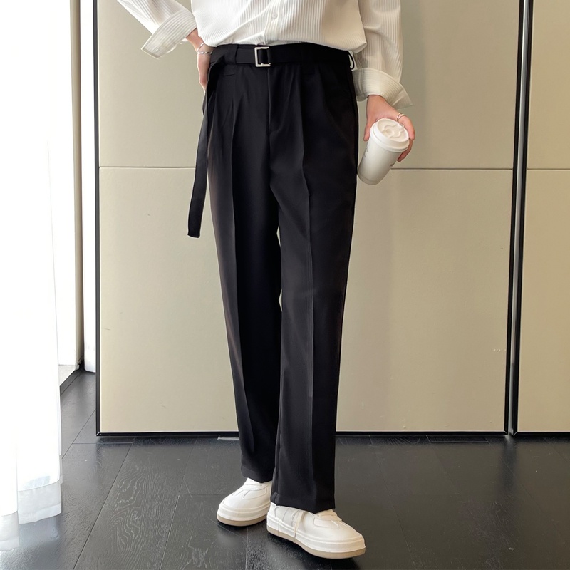 Quần Tây Ống Rộng Màu Sắc Tươi Sáng Phong Cách Hàn Quốc Thời Trang Xuân Hè Cho Nam