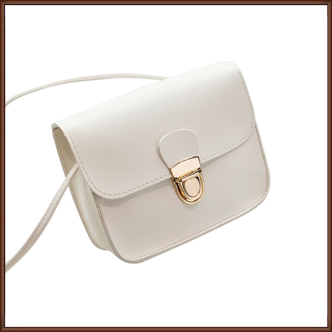 Túi Xách Da PU Mềm Màu Trơn Thời Trang Cho Nữ