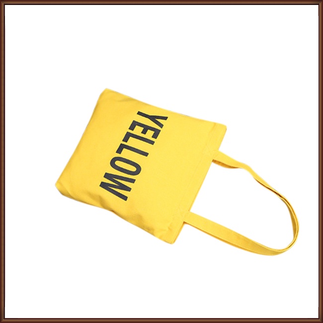 Túi Xách Canvas Đeo Vai In Chữ Thời Trang Cho Nữ