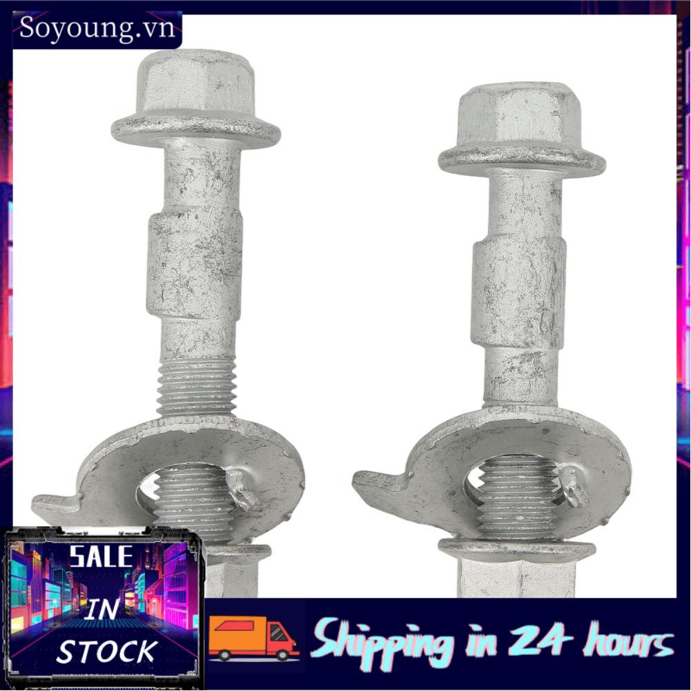 Soyoung 81260  Adjustable Camber Bolts High Strength Impact Proof Easy To Use +/-1.75° for Car
