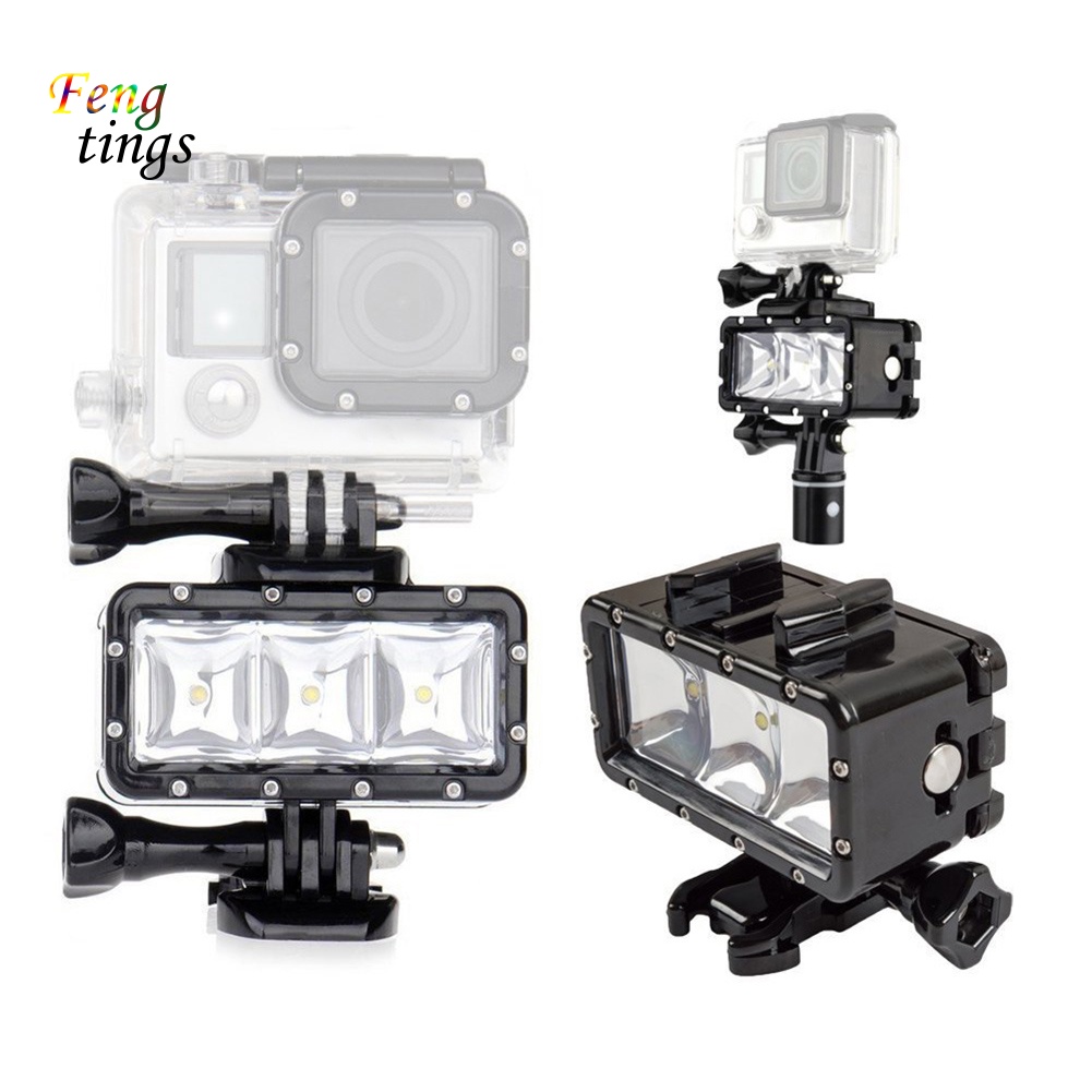 Đèn LED 30m Chống Thấm Nước Cho GoPro Hero 4 / 5 Xiaoyi