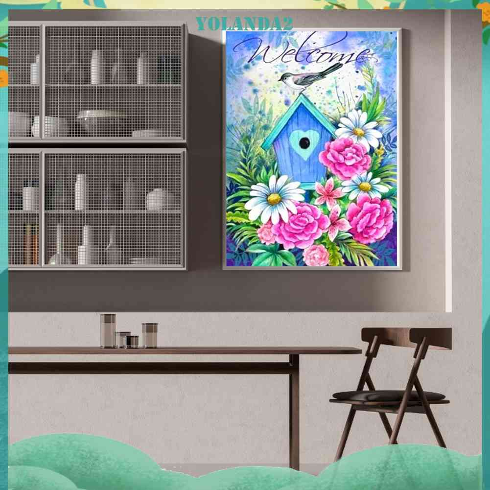 Tranh Đính Đá Kim Cương Toàn Bộ 5D DIY Hình Vẽ Chim