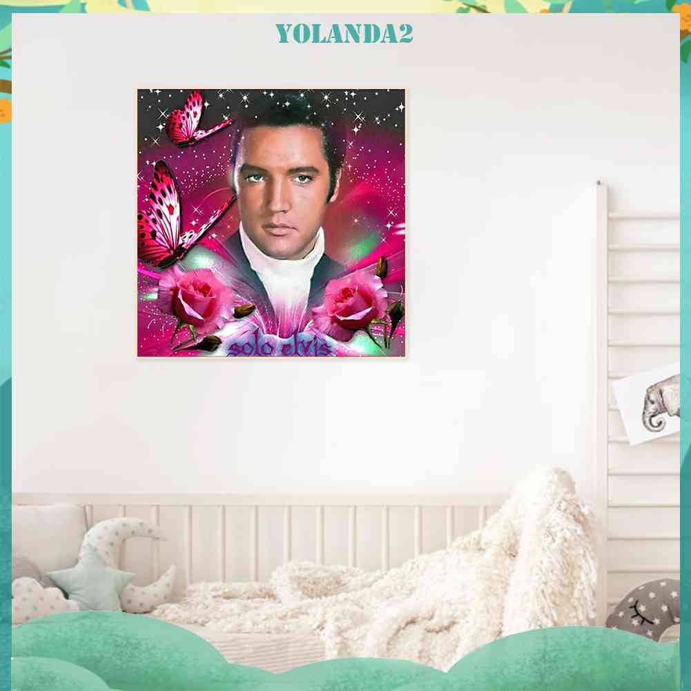 Tranh Đính Đá Kim Cương Toàn Bộ 5D DIY Hình Ca Sĩ Mỹ