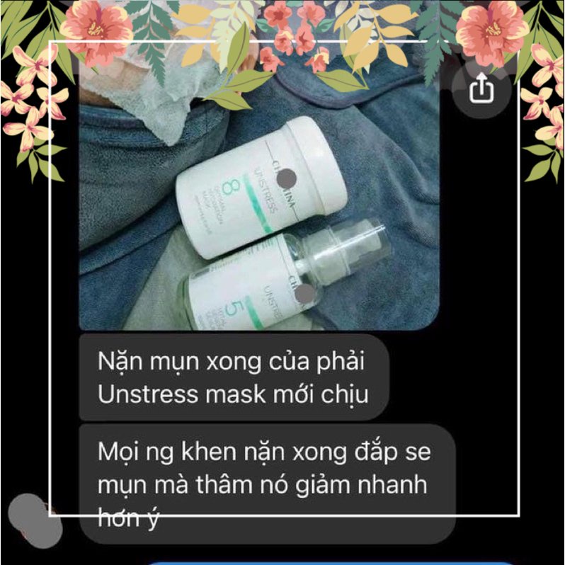 Mặt Nạ Làm Dịu Phục Hồi Da Unstress 8 Optimal Hydration Mask Christina