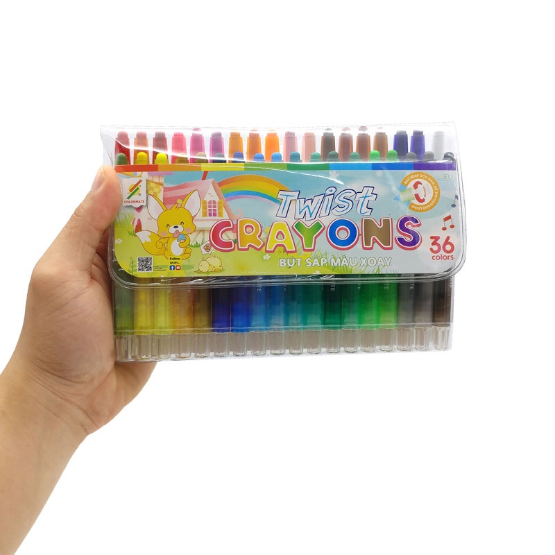 Bộ Bút Sáp Vặn - Colormate 112878