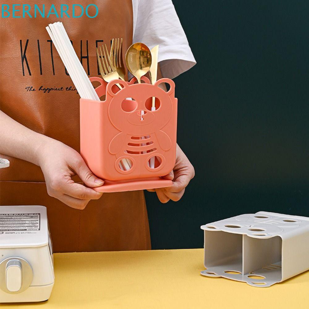 Giá Đỡ Muỗng Nĩa Gắn Tường Đa Năng Hình Gấu Trúc Sáng Tạo