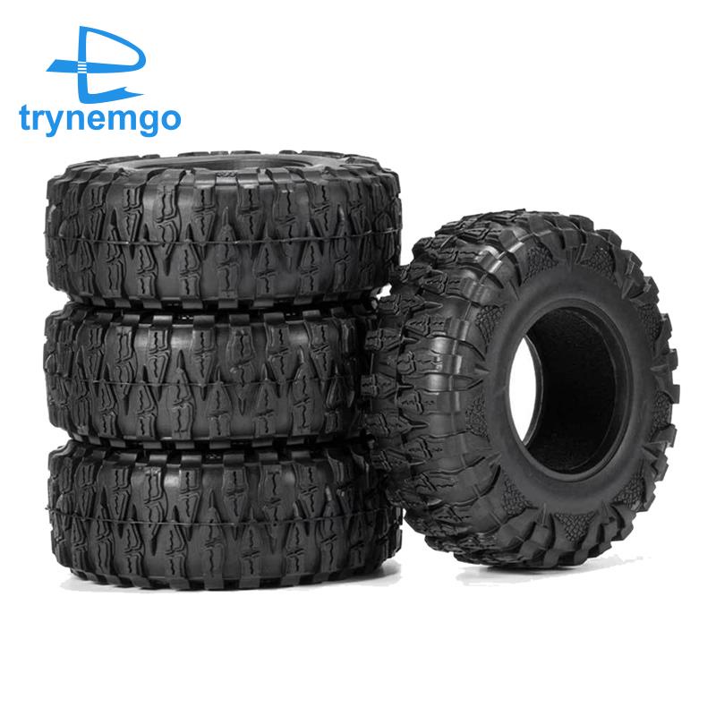 Set 4 Bánh Xe Cao Su 2.2 Inch Cho Xe Điều Khiển Crawler Scx10 Wrangler 2.2 Tỉ Lệ 1 / 10
