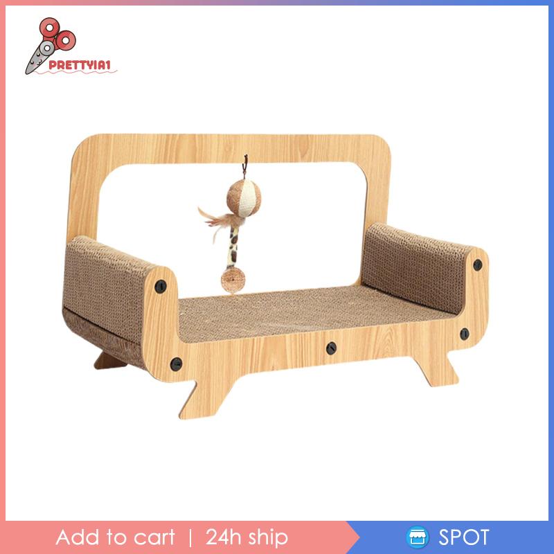 [Prettyia1] Ghế Sofa Cào Móng Đồ Chơi Tương Tác Với Mèo