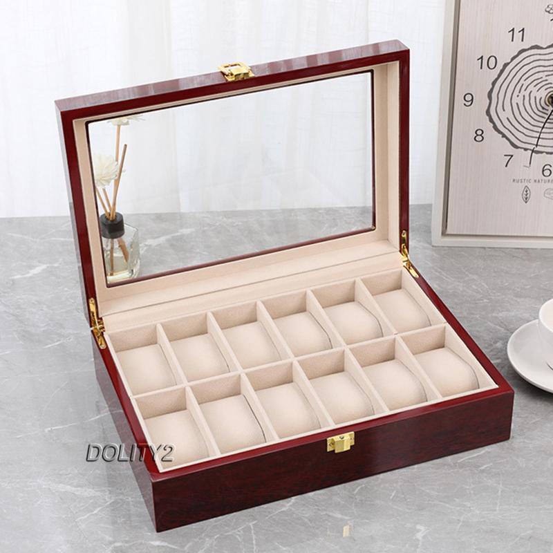 Hộp Đựng Đồng Hồ Trang Trí Nhà Cửa Cao Cấp Cho Nữ [Dolity2]