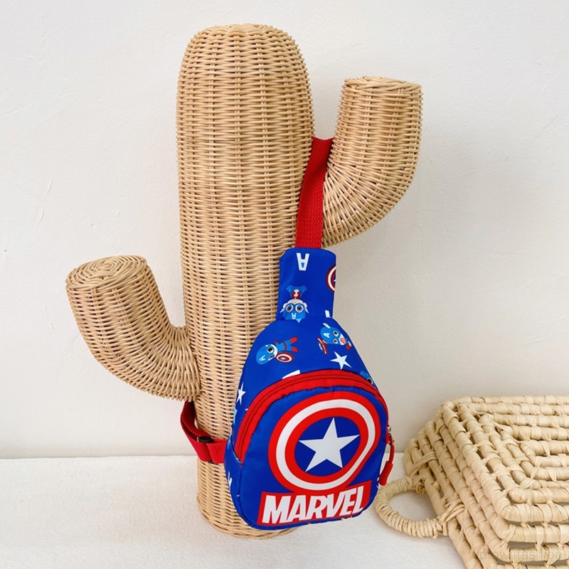 Túi Đeo Chéo Ngực Cỡ Nhỏ In Hoạt Hình Dễ Thương Cho Bé