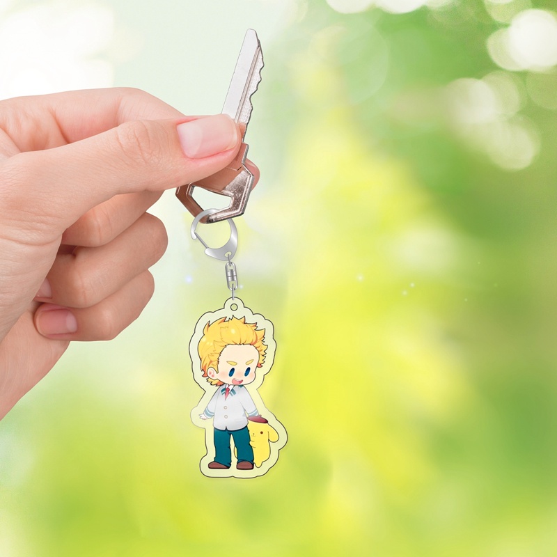 Móc Chìa Khóa Bằng Acrylic Trong Suốt Hình Nhân Vật Todoroki Shouto Trong My Hero Academia Ngộ Nghĩnh