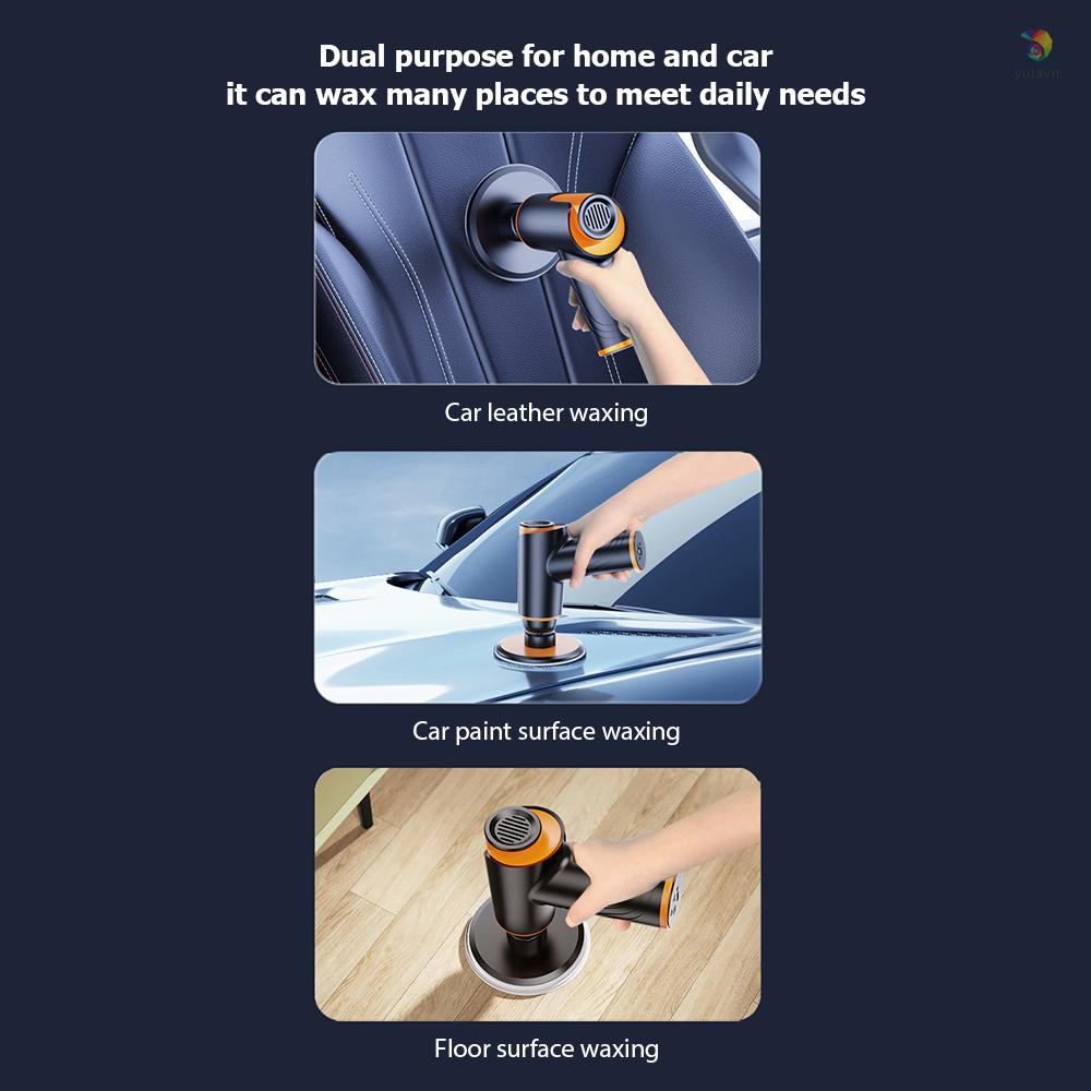 Máy Đánh Bóng &amp; Đánh Bóng Xe Hơi Không Dây Đa Năng Có Thể Sạc Lại