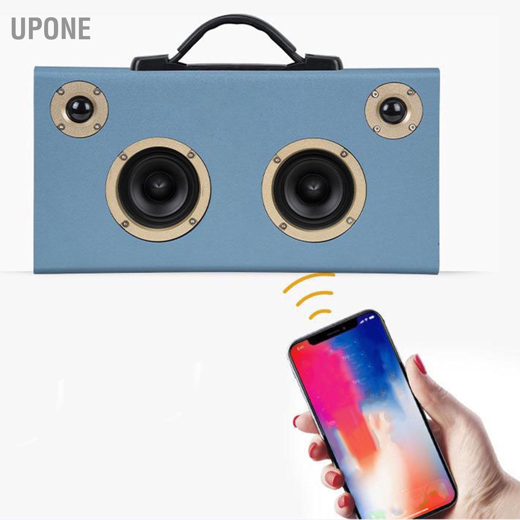Loa Bluetooth Âm Thanh Nổi Siêu Trầm Công Suất Cao Di Động Không Dây Có Tay Cầm Cho Điện Thoại Máy Tính Bảng 100‑240V UPONE