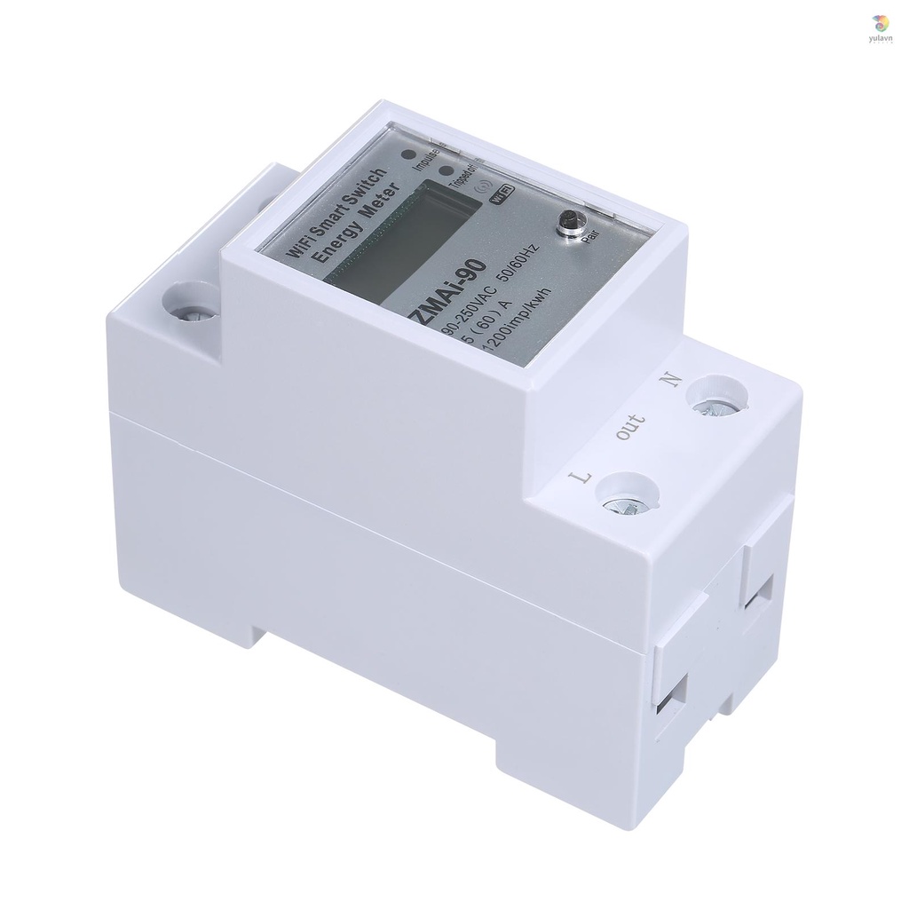 Thiết Bị Đo Năng Lượng Điện Thông Minh Kết Nối Wifi Kèm Điều Khiển Từ Xa