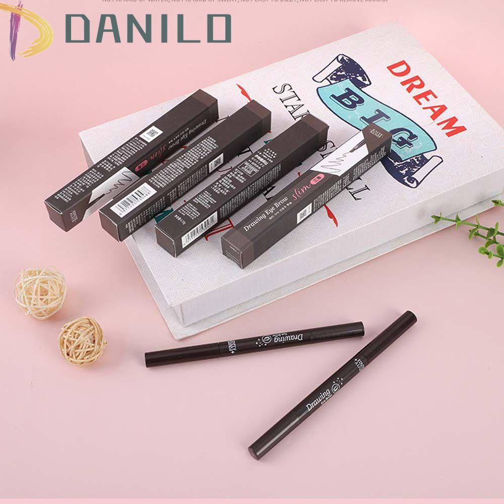 Bút Chì Vẽ Lông Mày Trang Điểm Lâu Trôi Màu Nâu / Đen Hiệu DANILO Dành Cho Bạn Nữ