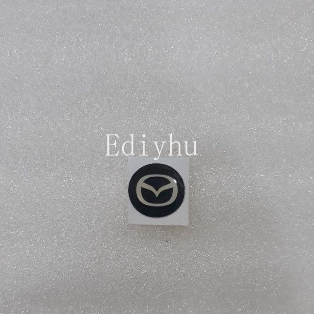 Bộ 50 Miếng Dán logo 14mm Thay Thế Cho Chìa Khóa Xe Hơi Mazda
