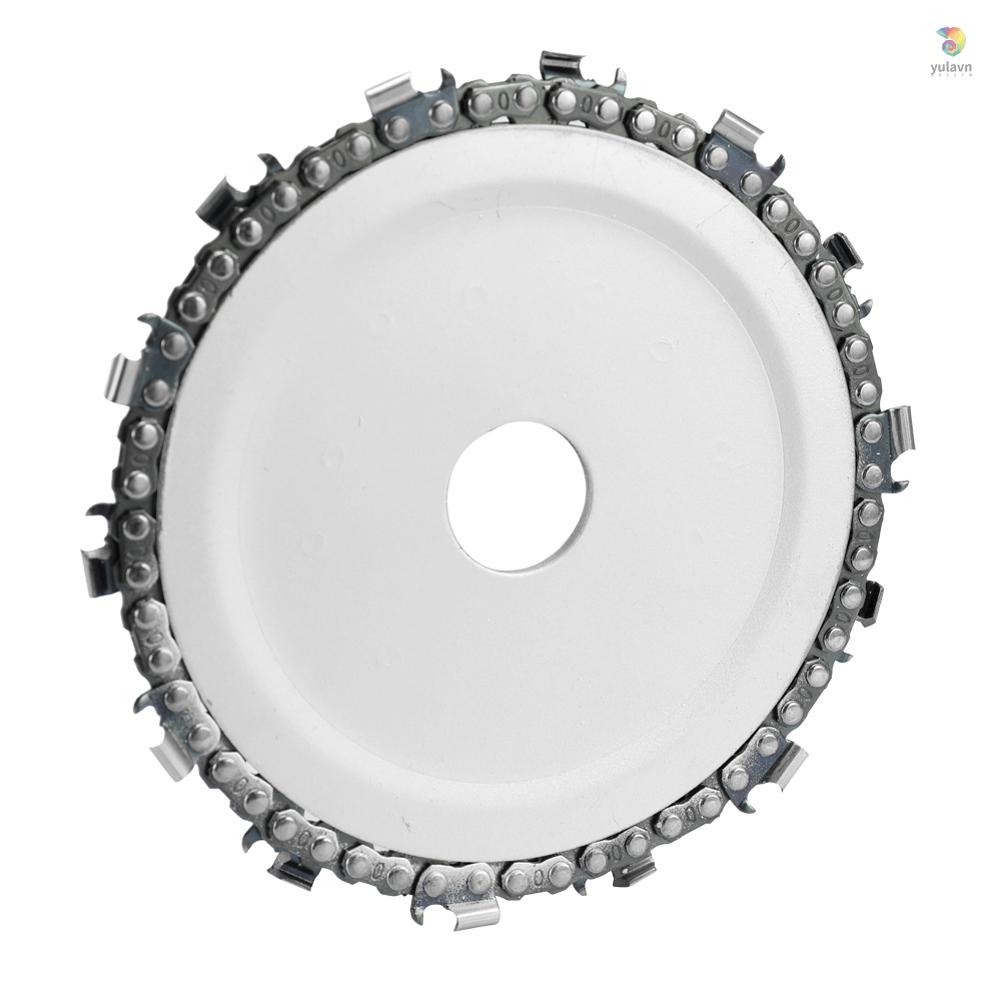 Đĩa Mài Gỗ 16 Răng 125mm Bằng Thép Không Gỉ Chuyên Dụng Cho Máy Mài Góc 5 Inch