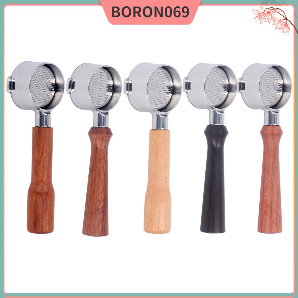 Boron069 Portafilter 51mm 2 Ear Tay cầm cà phê không đáy bằng thép gỉ cho Delonghi ECO310
