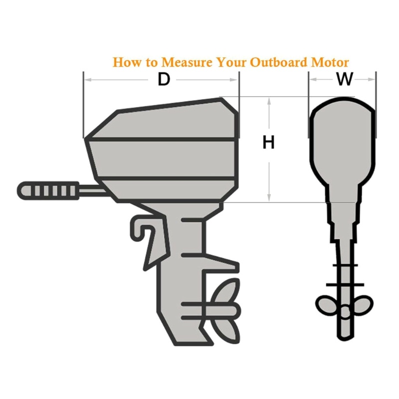 Loa Che Nắng Chống Thấm Nước 15-250HP Cho Động Cơ Thuyền
