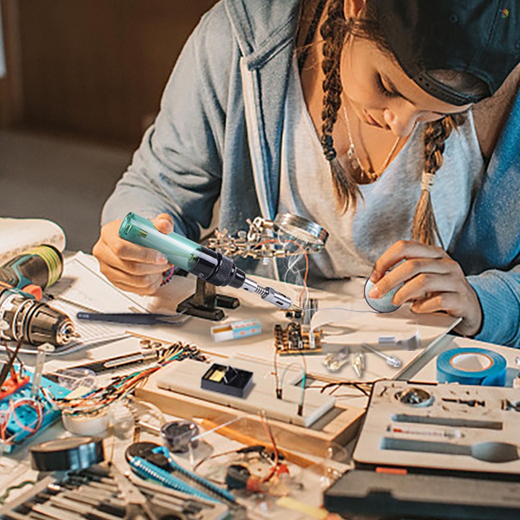 Mỏ Hàn Khí Bằng Sắt T-100 Đa Năng Có Thể Điều Chỉnh Nhiệt Độ