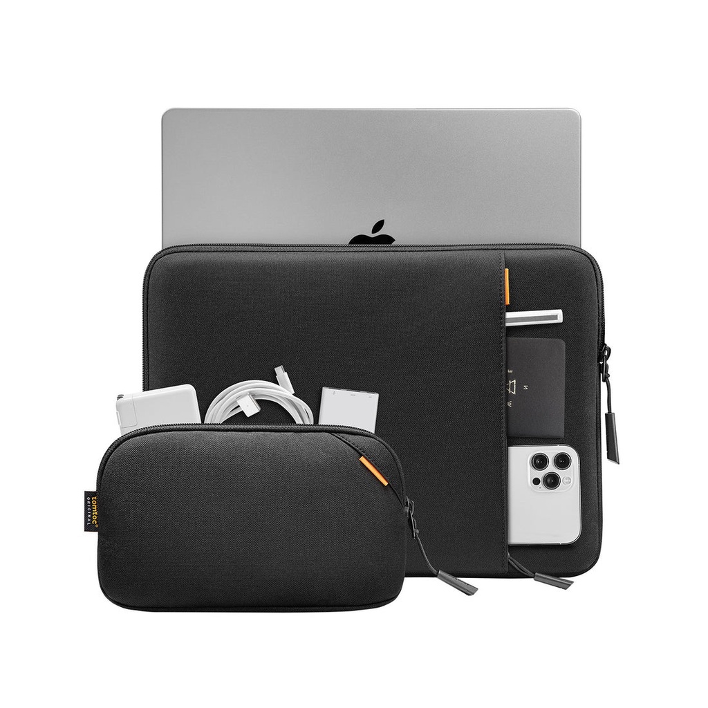 [CHÍNH HÃNG] Túi Chống Sốc Laptop TOMTOC A13-C12 Sleeve Kit Macbook 13 inch 360 Protective Kèm Túi Phụ Kiện