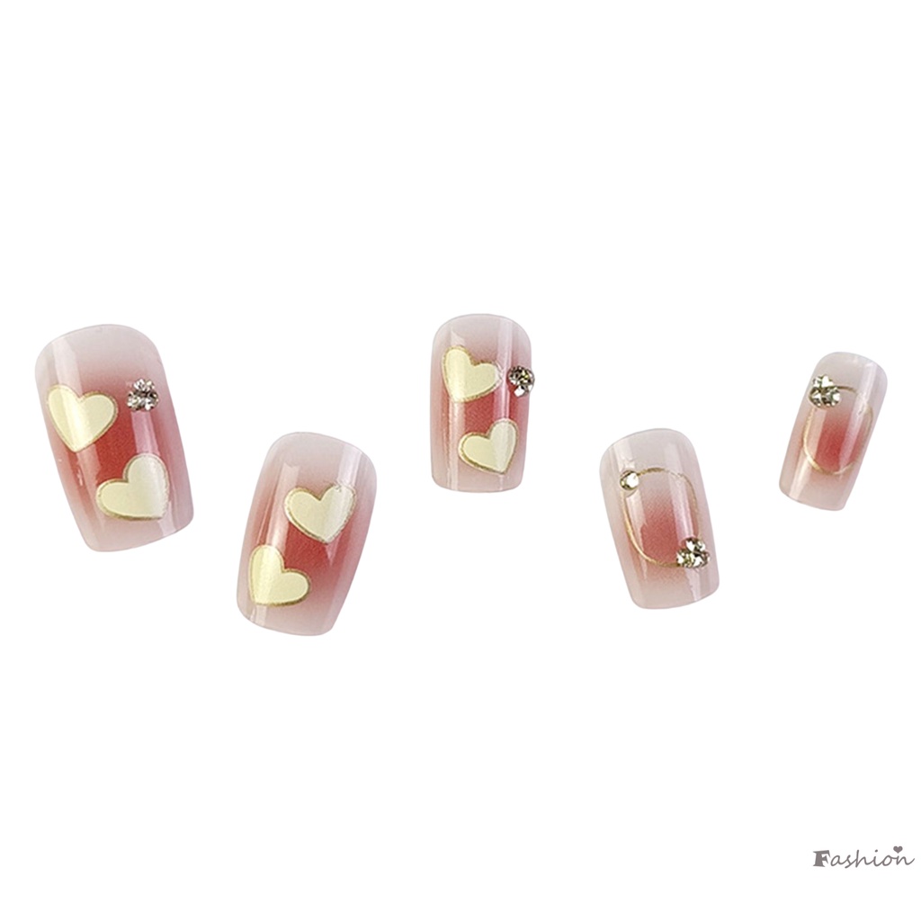 Bộ Móng Tay Giả Hình Vuông Trong Suốt Mềm Mại Linh Hoạt Không Áp Lực Gắn Trên Giường