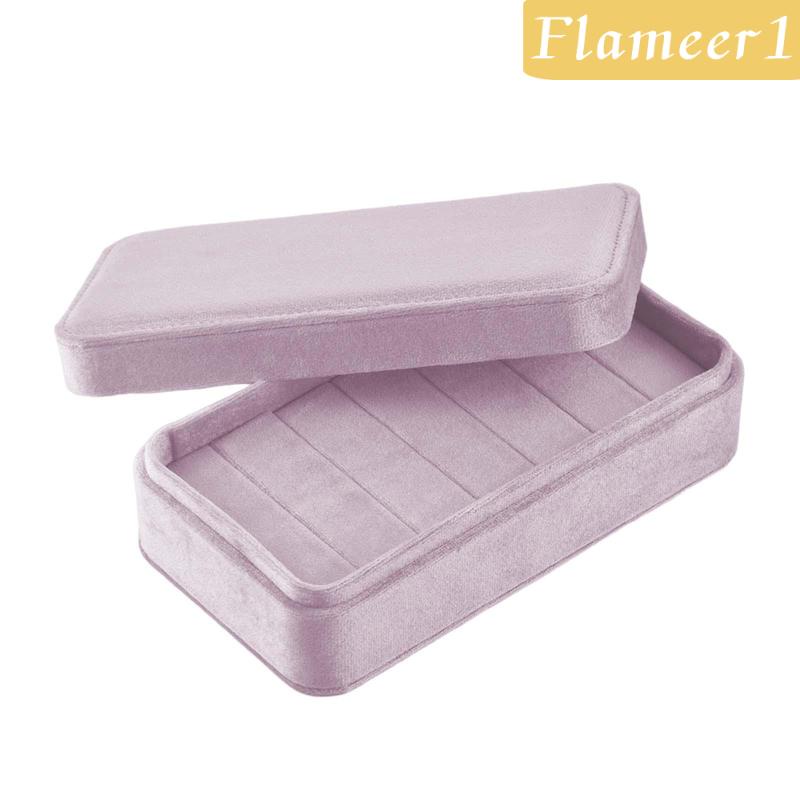[Flameameer1] Giá Đỡ Trưng Bày Nhẫn Có Nắp Đậy Cho Nữ / Bàn / Ngăn Kéo /