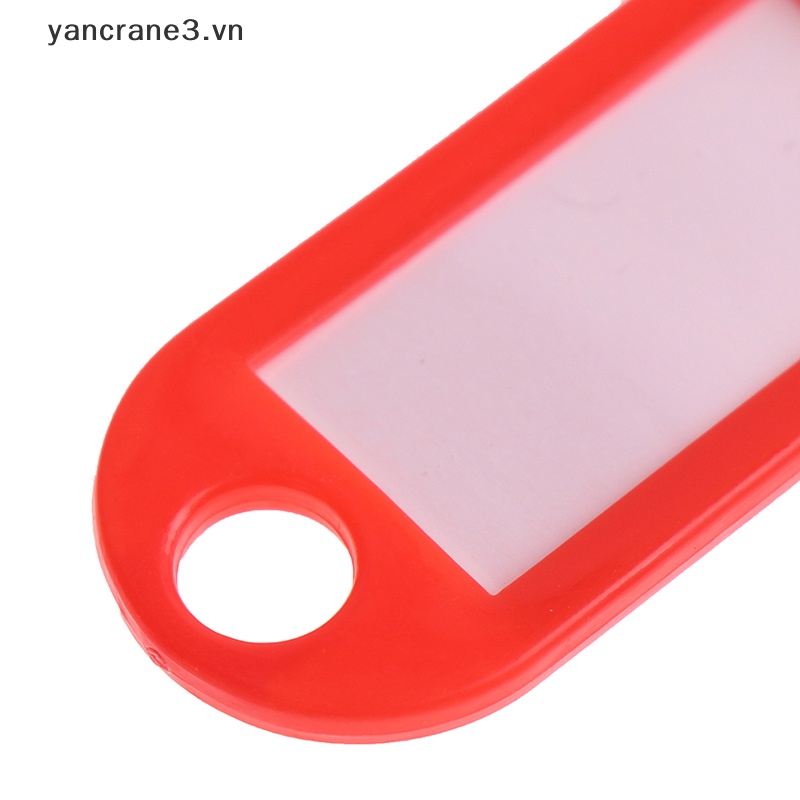 Set 30 Thẻ ID / Thẻ ID / Số Hành Lý Nhiều Màu Gắn Móc Khóa Đa Năng yancrane3.vn